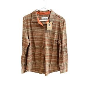 NWT Levitate 100% Organic Cotton Button Down, $98MRSP, Women's XL